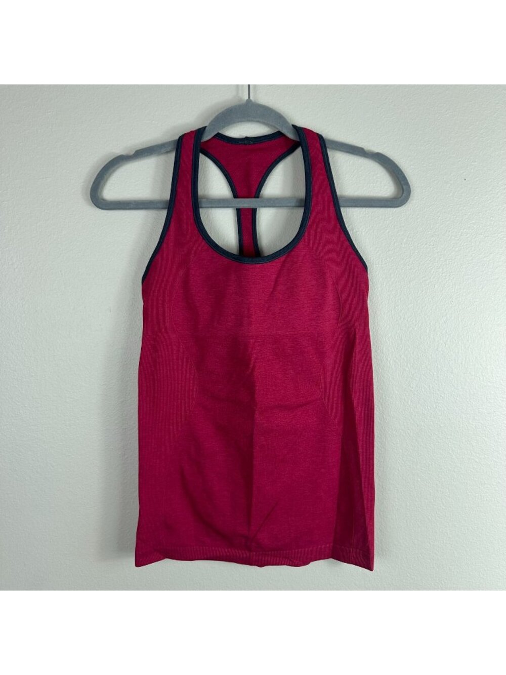Lululemon Ebb & Flow Racerback Tank 8 Pink Athletic Activewear Athleisure Stretc